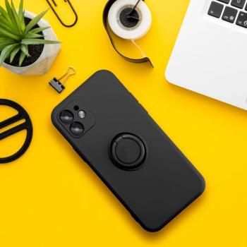 SILICONE RING tok Xiaomi Redmi Note 14 5G - fekete kép