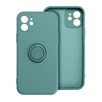 Silicone Ring Xiaomi Redmi Note 15 / Poco M8 5G hátlap tok gyűrűs kitámasztóval, zöld kép
