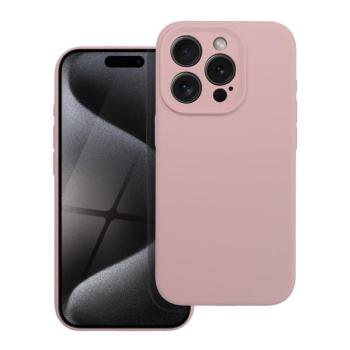 SILICONE tok 2mm iPhone 15 Pro - pink kép