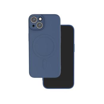 Simple Color MagSafe-kompatibilis tok iPhone 15 - tengerészkék kép