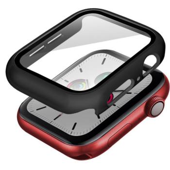 Skinarma Gado Apple Watch 11 / Watch 10 46mm tempered glass üvegfólia / tok, fekete kép