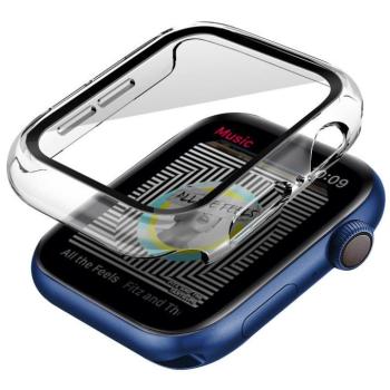 Skinarma Gado Apple Watch 8 / Watch 7 45mm tempered glass üvegfólia / tok, átlátszó kép
