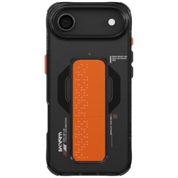 Skinarma Haxa Apple iPhone Air (2025) mágneses tok kitámasztóval, Magsafe kompatibilis, fekete kép