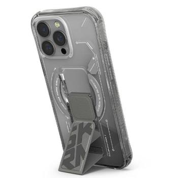 Skinarma Helio Apple iPhone 16 Pro mágneses tok kitámasztóval, ezüst kép