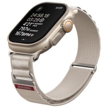 Skinarma Kobu Apple Watch állítható szíj, 49/45/44/42MM, elefántcsont (bézs) kép