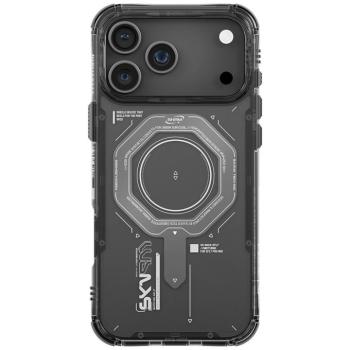 Skinarma Magma Apple iPhone 17 Pro mágneses tok, Magsafe kompatibilis, szürke kép