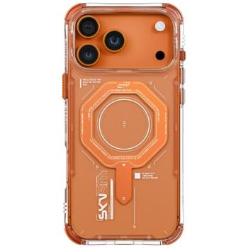 Skinarma Magma Apple iPhone 17 Pro Max mágneses tok, Magsafe kompatibilis, narancs kép