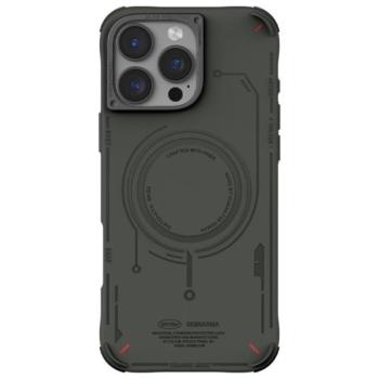 Skinarma Mecha Apple iPhone 16 Pro mágneses tok, olivazöld / szürke kép