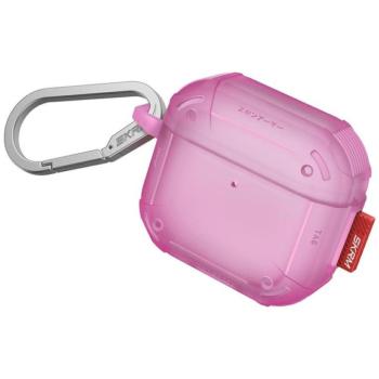 Skinarma Mecha CE AirPods 4 tok karabinerrel, Fuchsia, rózsaszín kép