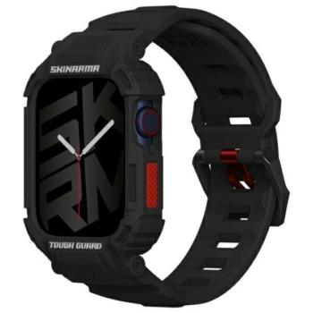Skinarma Mecha tok szíjjal Apple Watch 4/5/6/7/8/9/SE/SE2 (44/45mm) - fekete kép