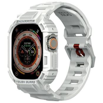 Skinarma Mecha tok szíjjal Apple Watch Ultra/Ultra2 (49mm) - világosszürke kép
