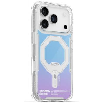 Skinarma Myst Apple iPhone 17 Pro mágneses tok, Magsafe kompatibilis, hologram kép