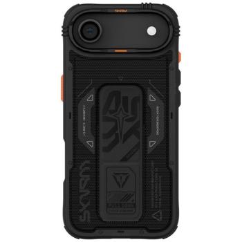 Skinarma Phantom Apple iPhone Air (2025) mágneses tok kitámasztóval, Magsafe kompatibilis, fekete kép
