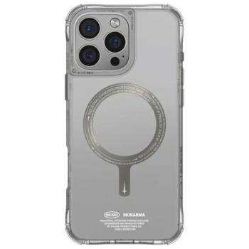 Skinarma Saido Apple iPhone 16 Pro mágneses tok, Magsafe kompatibilis, ezüst kép
