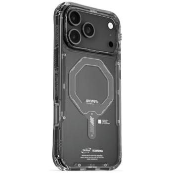 Skinarma Saido Apple iPhone 17 Pro Max mágneses tok, Magsafe kompatibilis, szürke kép