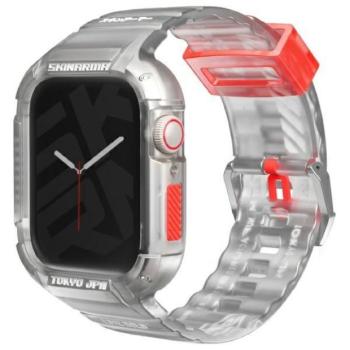 Skinarma Saido tok szíjjal Apple Watch 4/5/6/7/8/9/SE/SE2 (44/45mm) - átlátszó kép