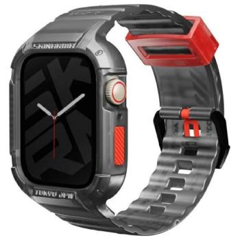 Skinarma Saido tok szíjjal Apple Watch 4/5/6/7/8/9/SE/SE2 (44/45mm) - füstszürke kép