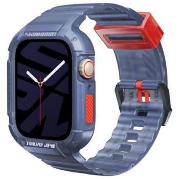 Skinarma Saido tok szíjjal Apple Watch 4/5/6/7/8/9/SE/SE2 (44/45mm) - sötétkék kép