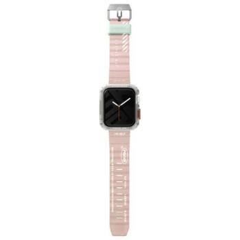 Skinarma Shokku csereszíj Apple Watch 42/44/45mm - halvány rózsaszín kép