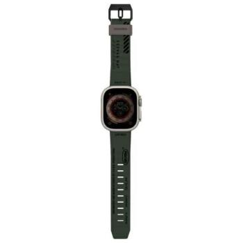 Skinarma Shokku csereszíj Apple Watch 44/45/49mm - sötét olajzöld kép
