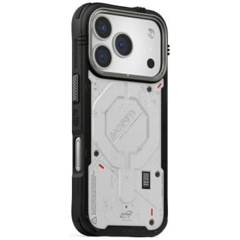 Skinarma Vigor Apple iPhone 17 Pro mágneses tok, Magsafe kompatibilis, világos szürke kép