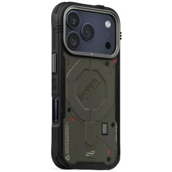 Skinarma Vigor Apple iPhone 17 Pro mágneses tok, Magsafe kompatibilis, zöld kép