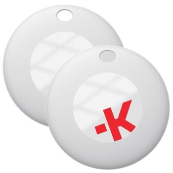 SKROSS eTAG bluetooth nyomkövető 2db (kulcstartóra, táskára, autóba, valós idejű nyomkövetés, iOS kompatibilis) FEHÉR kép