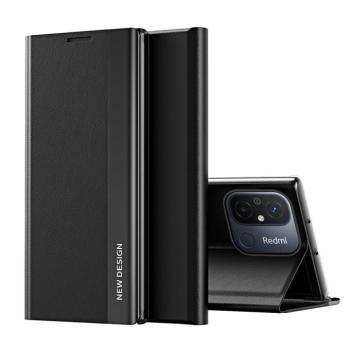 Sleep Case Pro tok XIAOMI Redmi 11A / Poco C55 / Redmi 12C számára, flipes állvánnyal fekete kép