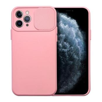 Slide Apple iPhone 11 Pro, kameravédős szilikon tok, rózsaszín kép