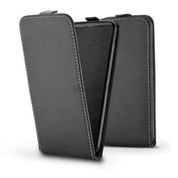 Slim Flexi Flip bőrtok - Samsung S906B Galaxy S22+ 5G - fekete kép