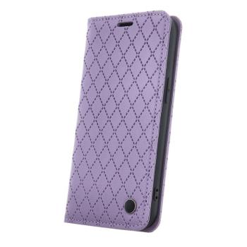Smart Caro könyvtok Motorola Moto G54/G54 Power - lila kép