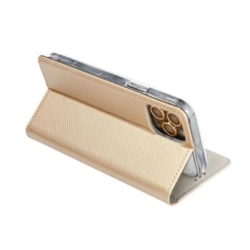SMART CASE könyvtok Samsung Galaxy S25 Plus - arany színű kép