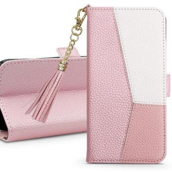 Smart Charms Book Flip bőrtok - Apple iPhone 14 Pro - rouge kép