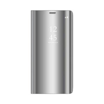 Smart Clear View könyvtok Samsung Galaxy A14 4G/5G - ezüst színű kép