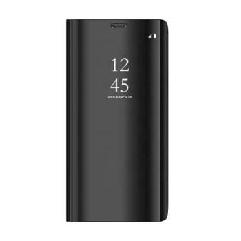 Smart Clear View Samsung A025 Galaxy A02s fekete okos könyvtok kép