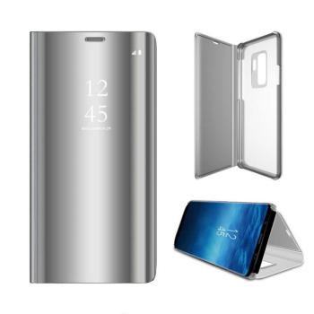 Smart Clear View Samsung A426 Galaxy A42 5G ezüst okos könyvtok kép