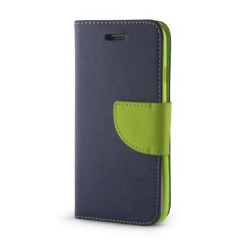 Smart Fancy könyvtok Motorola Moto E22 - zöld-kék kép