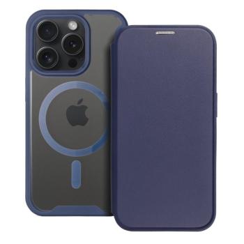 SMART MAG MagSafe-kompatibilis könyvtok iPhone 15 Pro - kék kép