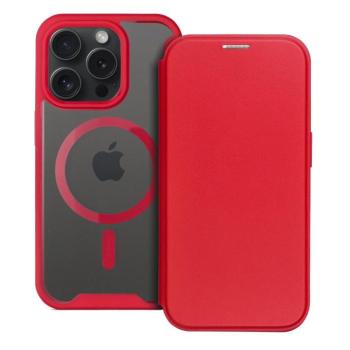 SMART MAG MagSafe kompatibilis könyvtok iPhone 16 Pro Max - piros kép