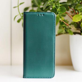 Smart Magnetic könyvtok Samsung Galaxy A06 - sötétzöld kép