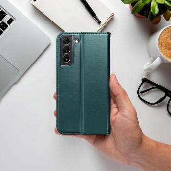 SMART MAGNETO könyvtok Samsung Galaxy S25 Plus - sötétzöld kép