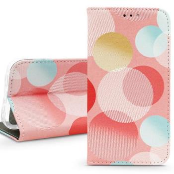 Smart Trendy Book Flip bőrtok - Apple iPhone 14 Pro - pastel circual kép
