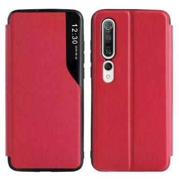 Smart view TPU Samsung A225 Galaxy A22 4G piros okos könyvtok kép