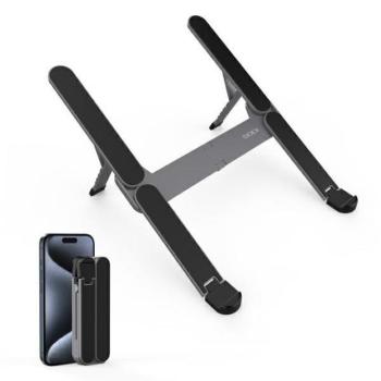 SODI 314 összecsukható kompakt laptopállvány mini szürke kép