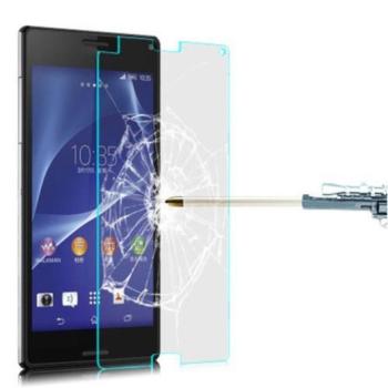 Sony Xperia Z4 Compact, Kijelzővédő fólia, ütésálló fólia, Tempered Glass (edzett üveg), Clear kép