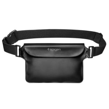 SPIGEN A620 tok fekvő (univerzális, derékra rögzíthető övtáska, vízálló, 4db zseb, 265 x 159 mm, SPORT) FEKETE CAT S60, Apple iPhone 7 4.7, Apple iPhone 7 Plus 5.5, Evolveo Strongphone Q5, kép