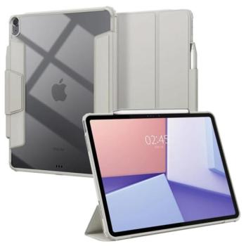 SPIGEN AIR SKIN PRO tok álló, ECO bőr hatású (aktív FLIP, oldalra nyíló, TRIFOLD, asztali tartó, ceruza tartó) SZÜRKE Apple IPAD Air 13 (2024) kép
