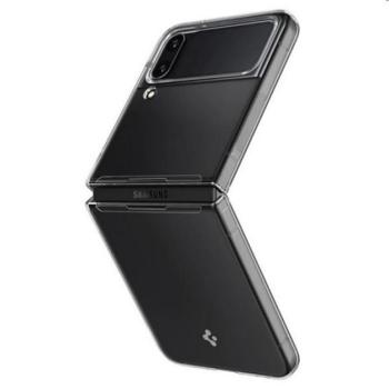 SPIGEN AIRSKIN szilikon telefonvédő (közepesen ütésálló) ÁTLÁTSZÓ Samsung Galaxy Z Flip 4 (SM-F721) kép