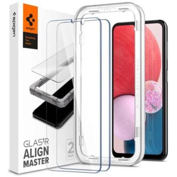 Spigen AlignMaster Glas.tR Samsung Galaxy A13 5G Tempered kijelzővédő fólia (2db) kép