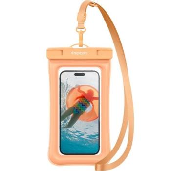 Spigen Aqua Shield Floating A610 univerzális lebegő vízálló tok, barack kép
